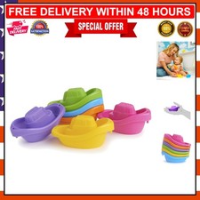 Little Boat Train Bath Toys - 6 Fun Educational Boats for Babies Toddlers