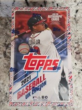 2021 Topps Baseball UK Edition Hobby Box Sealed
