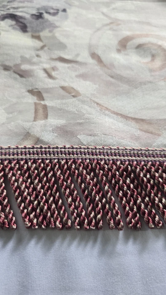 Croscill Chambord Cassis Amatista Púrpura Drapeado Bufanda Ventana Cenefa 43" x 215" Foto 4 de 4