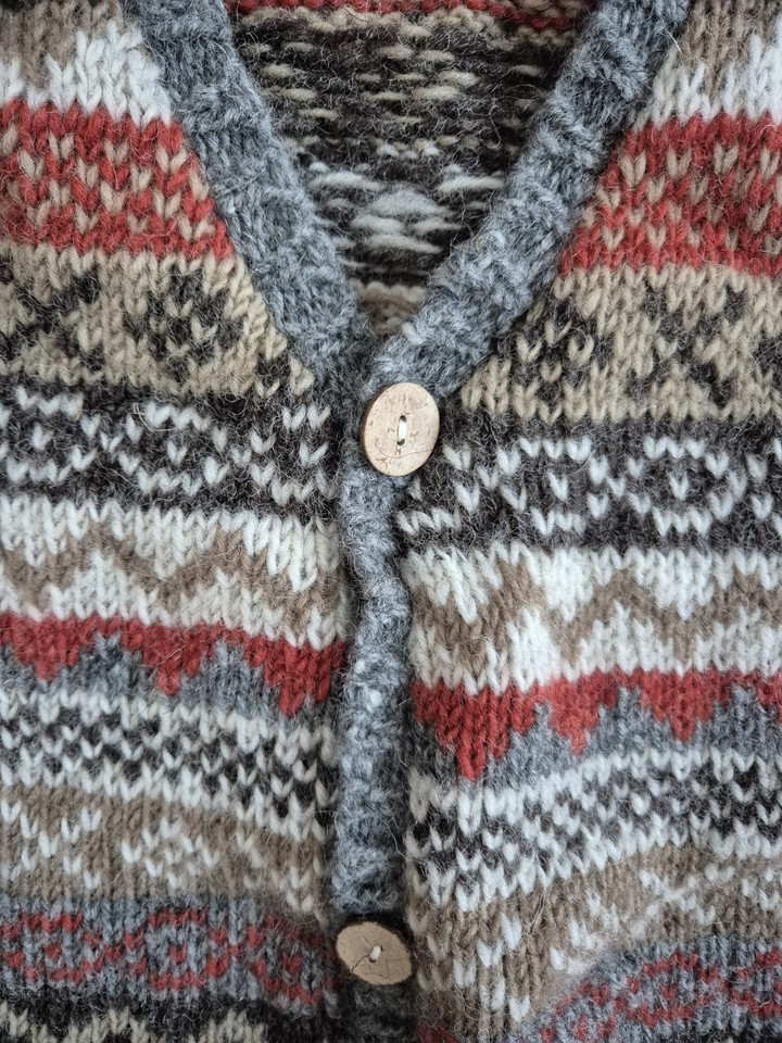 Dames Wollen Handwarmers Fleece Gevoerd Handgebreid Fair Isle Dames Wollen Handwarmers Fleece Gevoerd Handgebreid Fair Isle