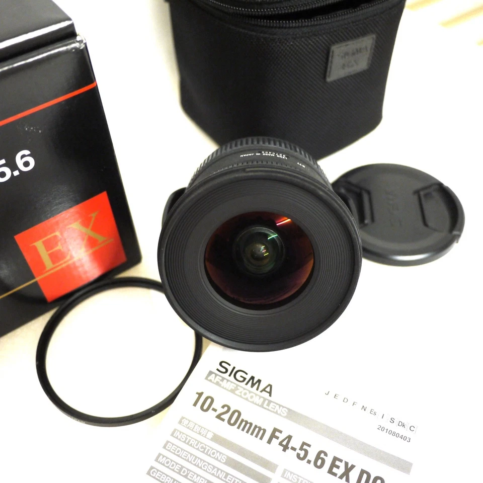 Lente zoom gran angular Nikon DSLR Sigma 10-20 mm 1:4-5,6 EX DC HSM SLD Foto 3 de 4