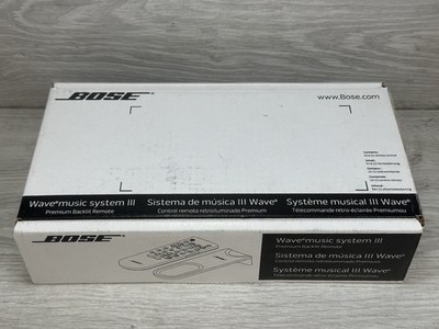 Bose Wave Music System III 3 Premium Backlit Remote Control Fernbedienung NEU!!