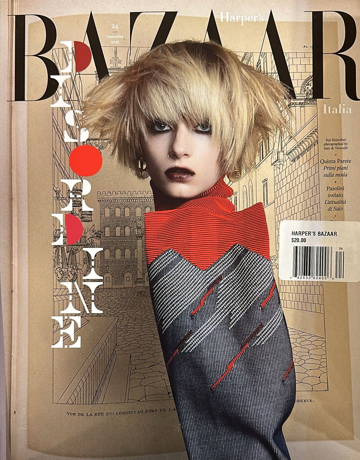 Harper’S Bazaar Italia Magazine November 2025 Free Shipping