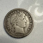 1909 Barber Dime VF