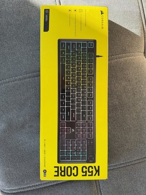 Cosair K55 Core Gaming Tastatur RGB Beleuchtung Gaming Tastatur Schwarz