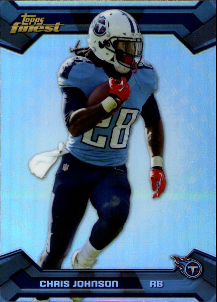 2013 Finest Refractors #57 Chris Johnson - FB
