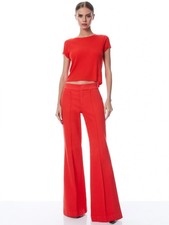 Alice Olivia JANE TROUSER JEAN Size 26 Chili Pepper