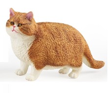 11.6cm Small Cat PVC Toy Wild Animal Figure Doll Kids Gift