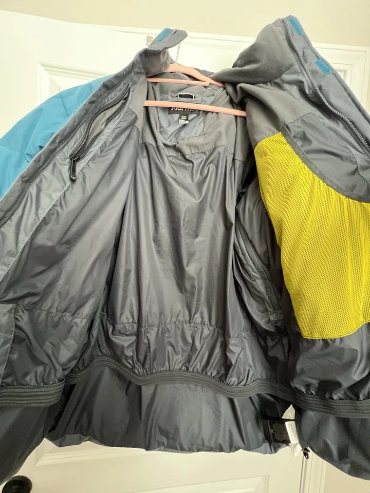 NWOT Marmot Shadow Mens S Down Jacket Steel Onyx Blue Ski Snow RECCO MSRP $350 - Image 4 of 4