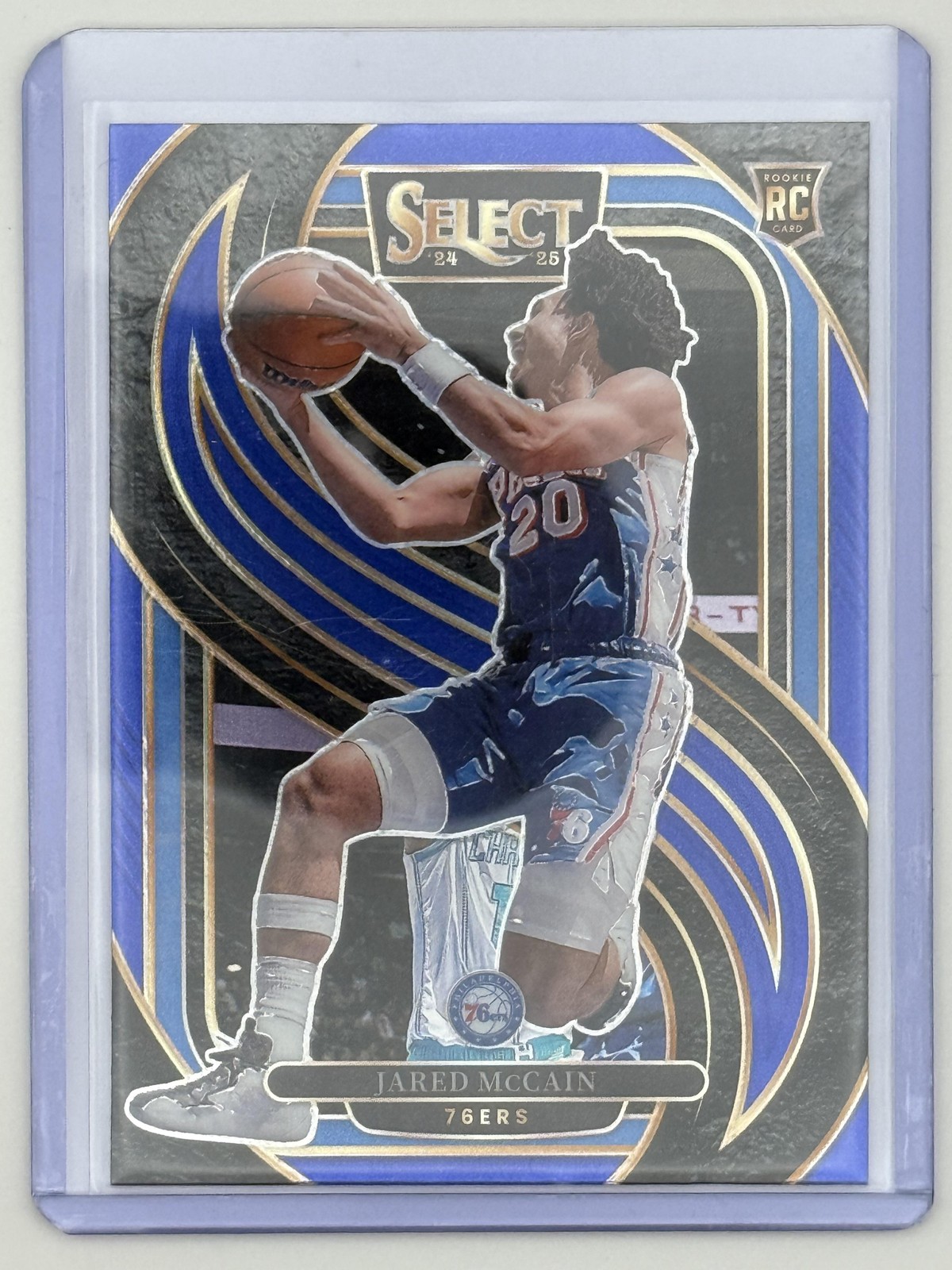 2024-25 Panini Select #184 Jared McCain Blue (Retail)