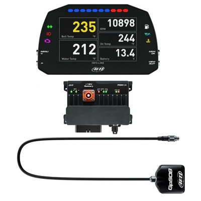 AIM Advanced PDM08 / Datenlogger Kit - (5'' Display, Street Icons, 4m GPS)