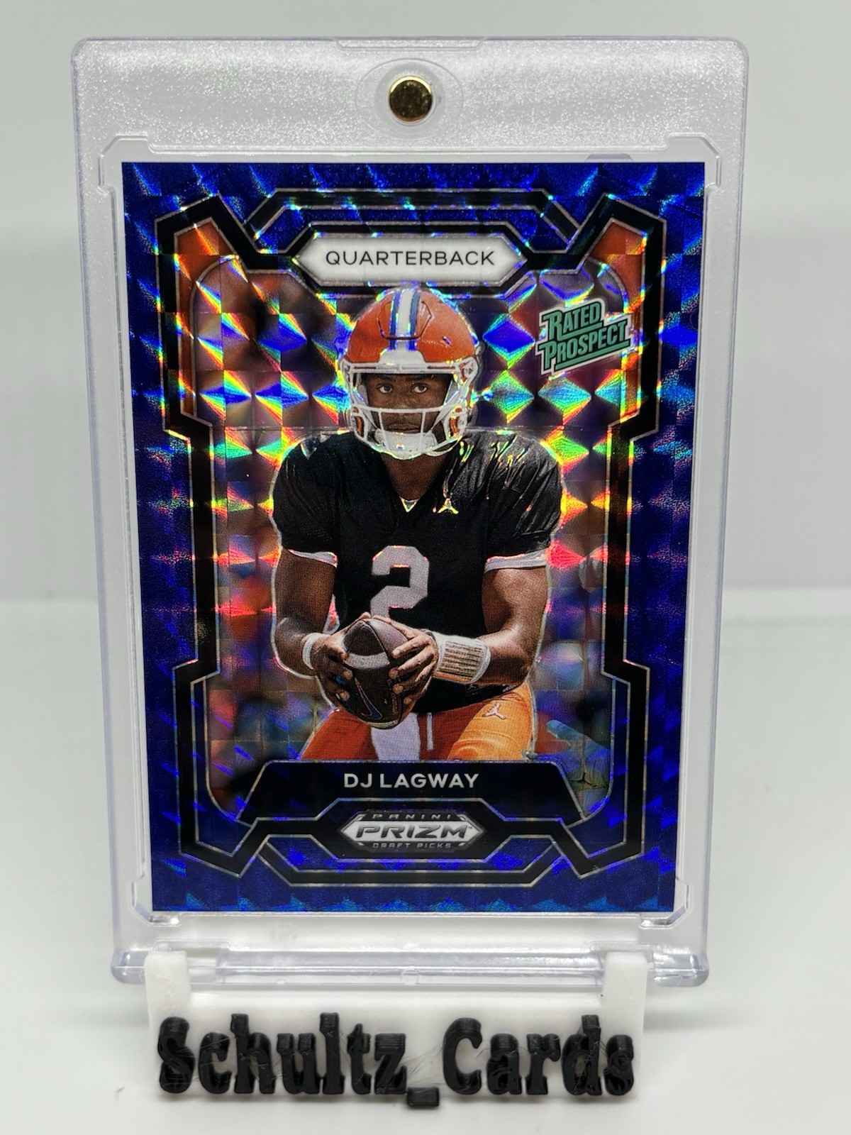 2024 Prizm Draft Rated Prospect BLUE FINITE 182 DJ Lagway /89 Florida