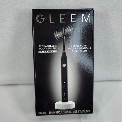 Gleem Rechargeable Toothbrush Gentle Sonic Bristle Vibrations Teeth BB7.0S-34913