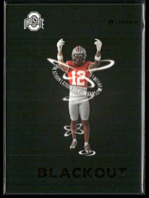 2023 ONIT Athlete Ohio State Buckeyes Lathan Ransom Blackout SP