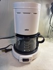 Braun Aromaster 4 Cup Coffee Maker Compact White KF12 Type 3075 Clean & Tested