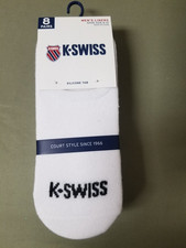 New K-Swiss Mens 8 Pair Liner No Show Socks.