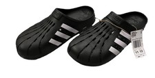 NWT ADIDAS ADILETTE MENS SLIP ON CLOGS SANDAL...
