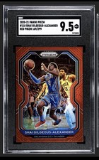 Panini 2020-21 Prizm Shai Gilgeous-Alexander #118 Red Prizm /299 SGC 9.5 Thunder