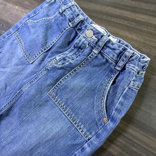 Old Navy Denim Jean Skirt Girls Size 12 Blue Maxi Long Y2K Retro - Picture 3 of 4