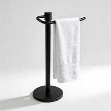 Upgraded Hand Towel Holder Stand Countertop Towel Rack Free Standing Towel Ba...