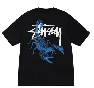 Stussy 昆虫グラフィック Tシャツ サイズ5 ネイビー s-l400.jpg