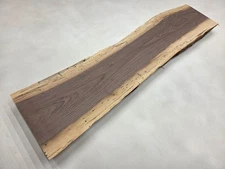 43" Very Cool  Unique Walnut Live-edge Slab Lumber Kiln-dried Wood