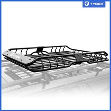 Tyger Heavy Duty Roof Top Cargo Basket Luggage Carrier Rack L57.5xw42xh6 Tyger Heavy Duty Roof Top Cargo Basket Luggage Carrier Rack L57.5xw42xh6