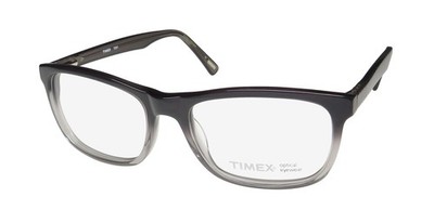 TIMEX T291 PREMIUM ACETATE SIGNATURE LOGO DESIGNER ADULTS EYEGLASS FRAME/EYEWEAR