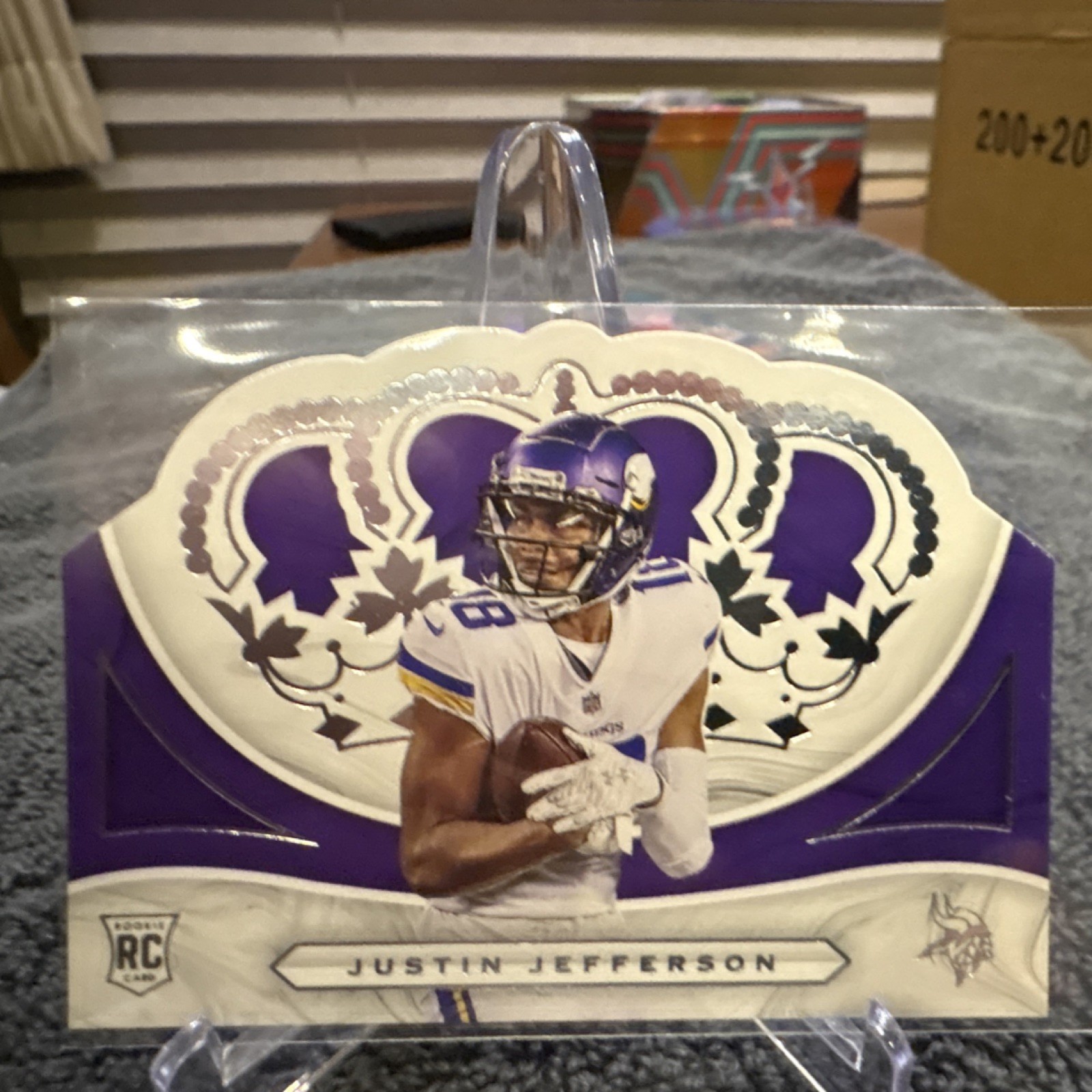 2020 Panini Chronicles Crown Royale Justin Jefferson Rookie #CR-11 Vikings