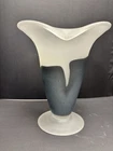Vintage Italian Murano Style Frosted Cased Glass Vase –Made in Italy