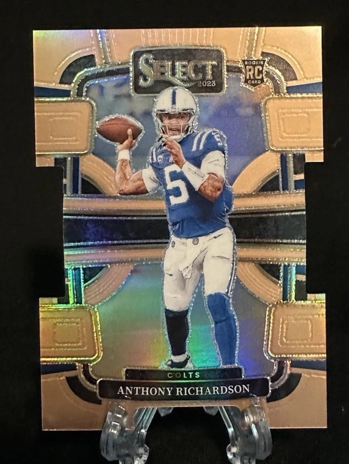2023 Panini Select Anthony Richardson #43 Concourse Copper Die-Cut Prizm RC /299