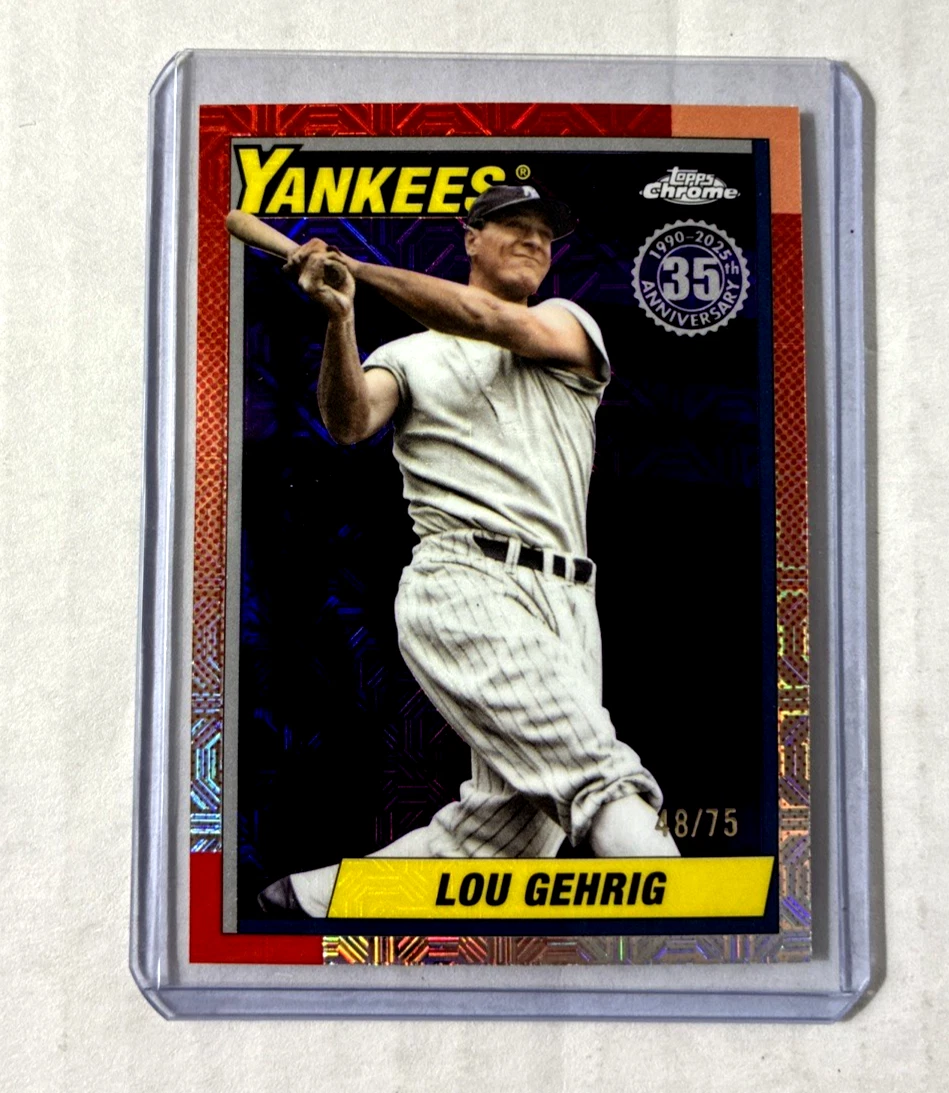 Topps Lou Gehrig Original Baseball Sports Trading Cards for sale