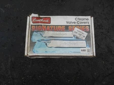 FORD Edelbrock NOS 351 M400 351C chrome valve covers  Edelbrock 4461   MINTY