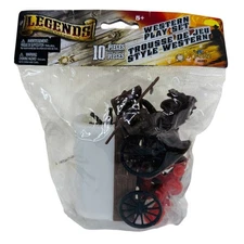 Imperial Wild West Playset 10pc Cowboys & Indians Figures Toy Set New