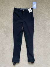 Girls TuffRider Size 10 Black Equestrian Embroidered Jodhpurs NWT