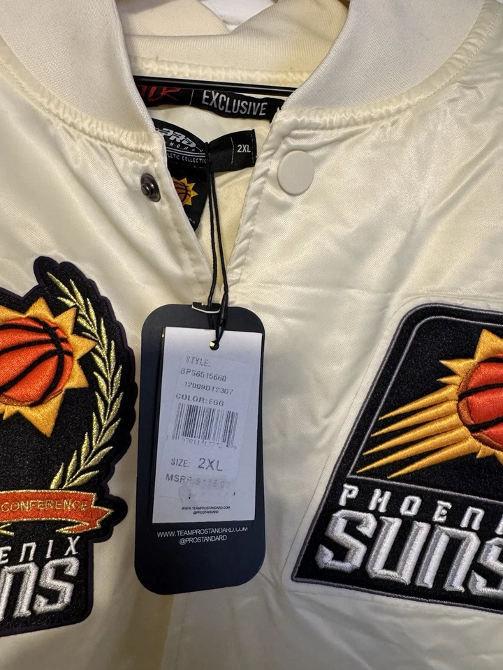 Pro Standard Phoenix Suns Satin Varsity Jacket Men’s 2XL - Image 2 of 4