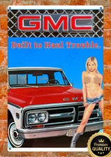 Gmc 1972 Pickup Truck Metal Sign Sexy Girl Vintage Style Wall Decor Read Des Gmc 1972 Pickup Truck Metal Sign Sexy Girl Vintage Style Wall Decor Read Des