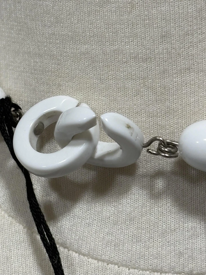 Collar Angela Caputi Giuggiù Multi Hilo Cuentas 18" Hecho en Italia Declaración Foto 4 de 4