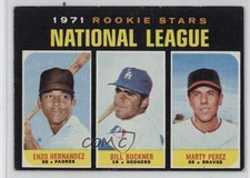 1971 Topps 1971 Rookie Stars Enzo Hernandez Marty Perez Bill Buckner #529 06ec