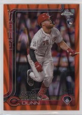 2025 Topps Chrome Orange RayWave Refractor 24/25 Blake Dunn #161 a8r