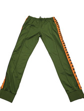 Kappa Green Track Pants Side Logo Tape Joggers Size M