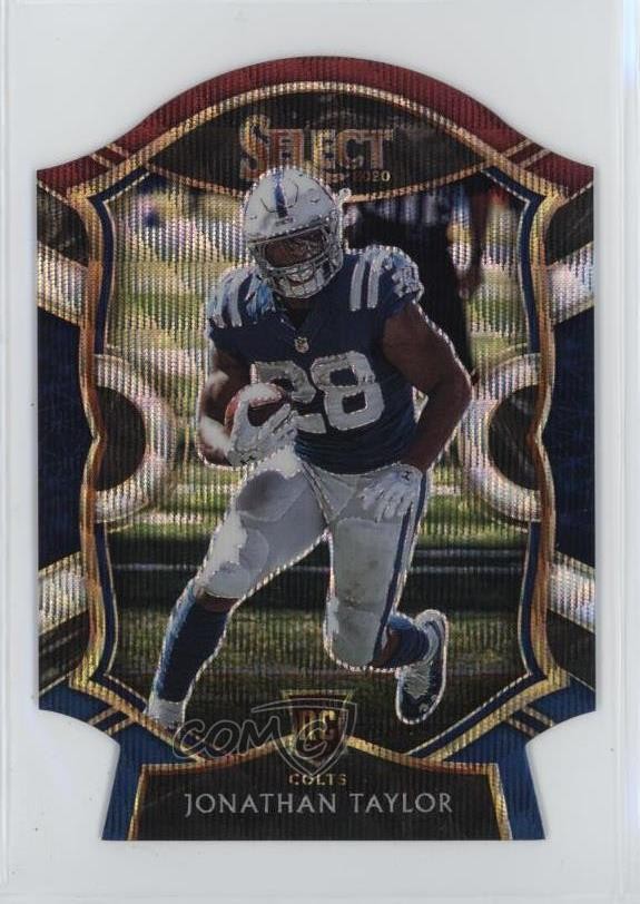 2020 Select Concourse Tri-Color Prizm Die-Cut Jonathan Taylor #53 Rookie RC 1co0