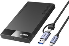 2.5 Inch SATA to USB Tool Free External Hard Drive Enclosure 6Gbps, Optimized f
