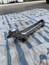 Parlane Silver Metal Long Dachshund Figure Ornament