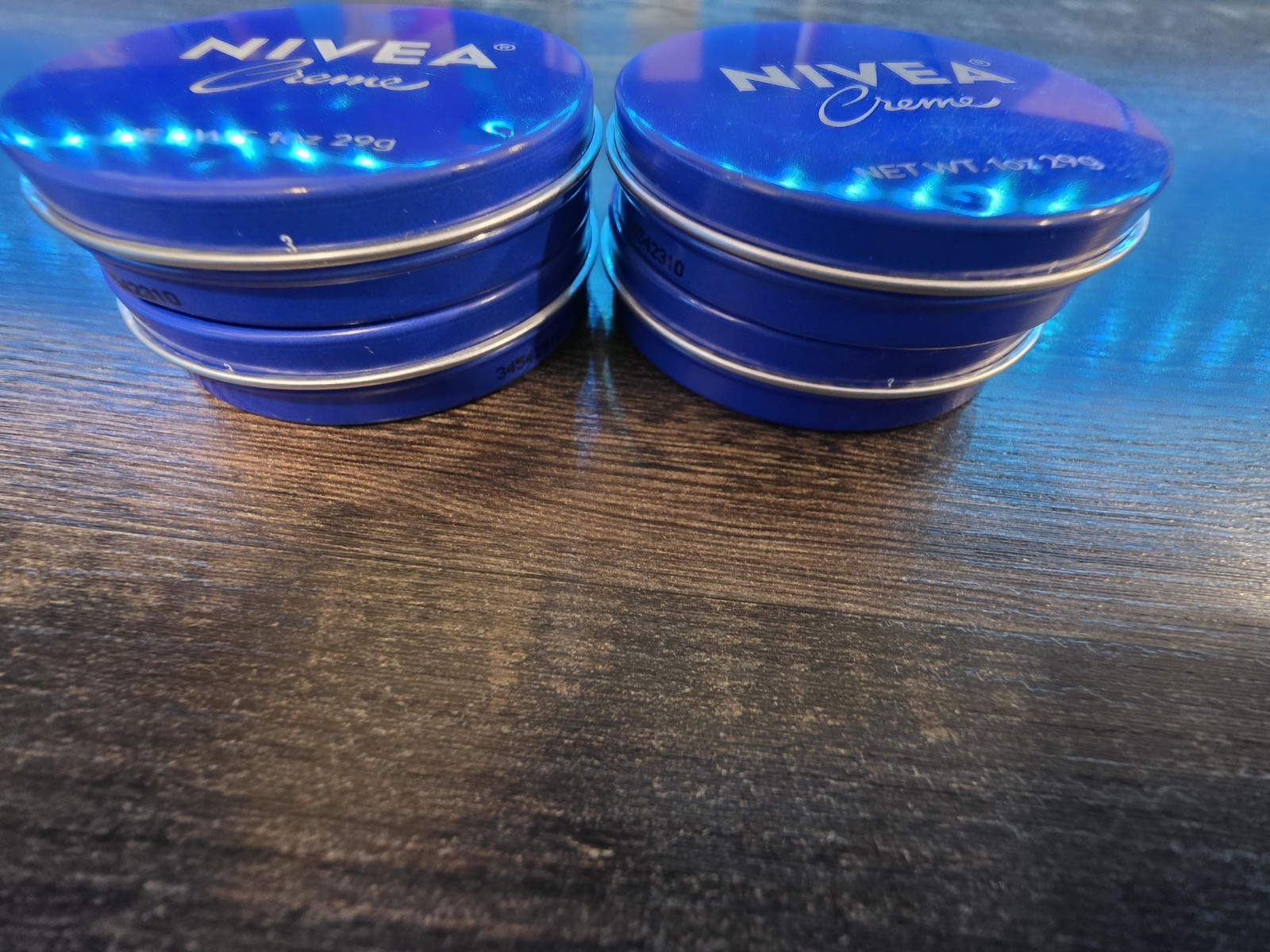 4 Pack Nivea Moisturizing Skin Cream Travel Size for Hand Body Face, 1 oz