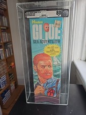 GI JOE SEA ADVENTURER FRENCH VERSION CELLOPHANE AFA GRADED AT 80 ACRYLIC CASE #1