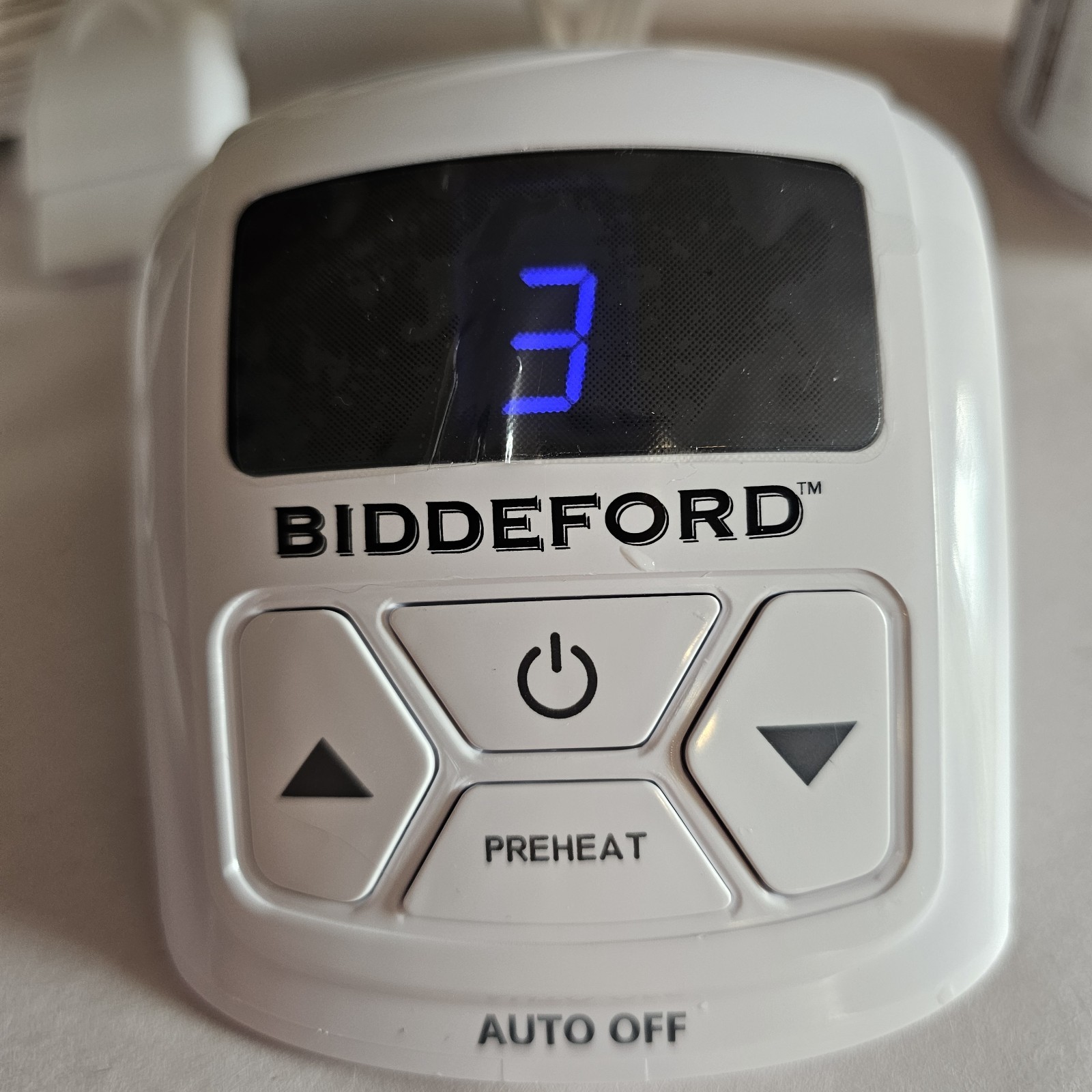 Biddeford Electric Blanket Digital Heat Controller 4 Prong OWF36-OB White
