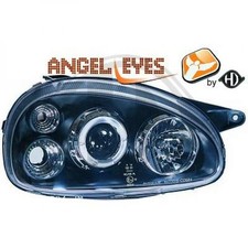 Diederichs Design Scheinwerfer Set schwarz ANGLE EYES für Opel Corsa B 93-00 MI