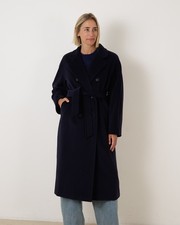 Max Mara Manteau Madame OVERSIZE Trench Ultramarine Taille US4/IT38/FR36/UK6