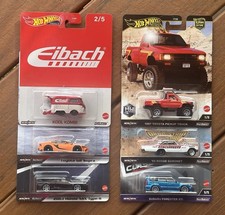 Hot Wheels Car Culture, Fast  Furious and Pop Culture Premiums - LOT OF 6